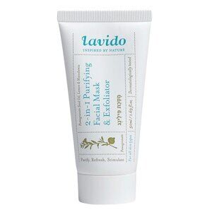 Lavido BNIB Pomegranate Seed Oil 2-In-1 Purifying Facial Mask & Exfoliator